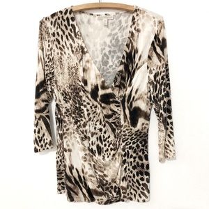 Dana Buchman wrap top